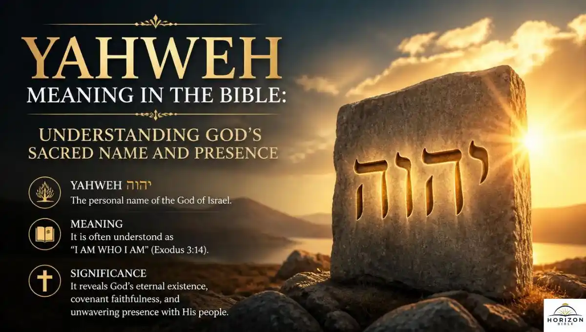 Yahweh Meaning in the Bible: Understanding God's Sacred Name and Presence