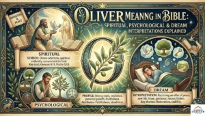 Oliver Meaning in Bible