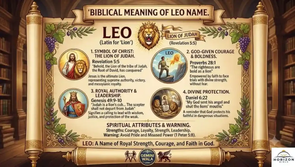 Biblical Meaning of Leo Name Meaning Bible