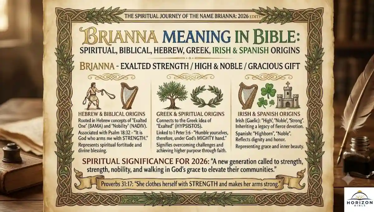 Brianna Meaning in Bible: Spiritual, Biblical, Hebrew, Greek, Irish & Spanish Origins 2026