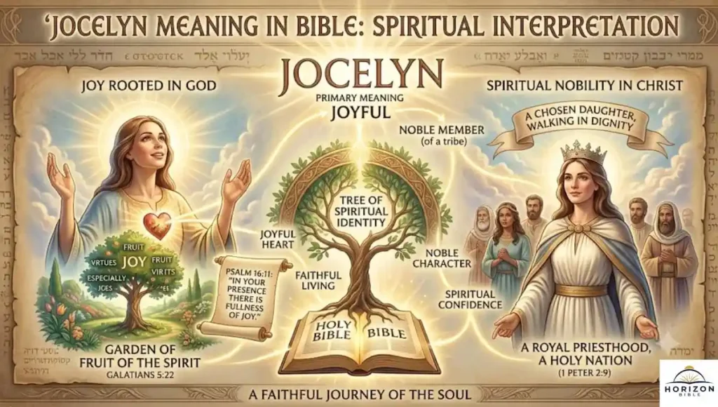 Jocelyn Meaning in Bible: Spiritual Interpretation