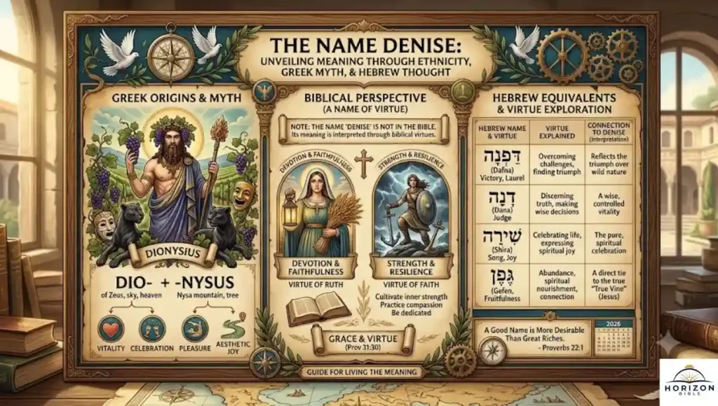 Denise Meaning in Bible Hebrew
