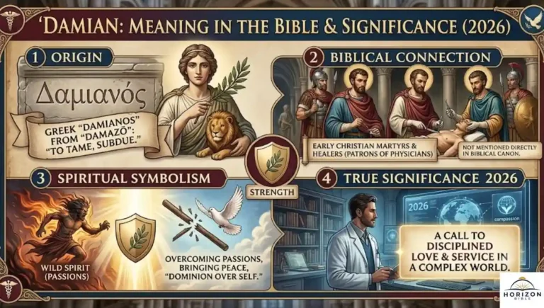 Damian Meaning in Bible: Origin, Biblical Connection, Spiritual Symbolism, and True Significance 2026