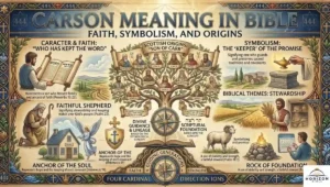 Carson Meaning in Bible: Faith, Symbolism, and Origins