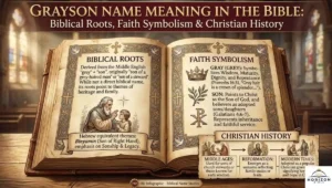 Grayson Name Meaning in the Bible: Biblical Roots, Faith Symbolism & Christian History