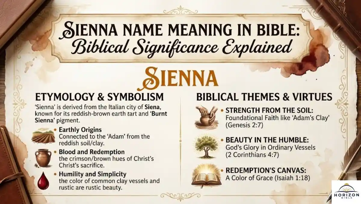 Sienna Name Meaning in Bible: Biblical Significance Explained
